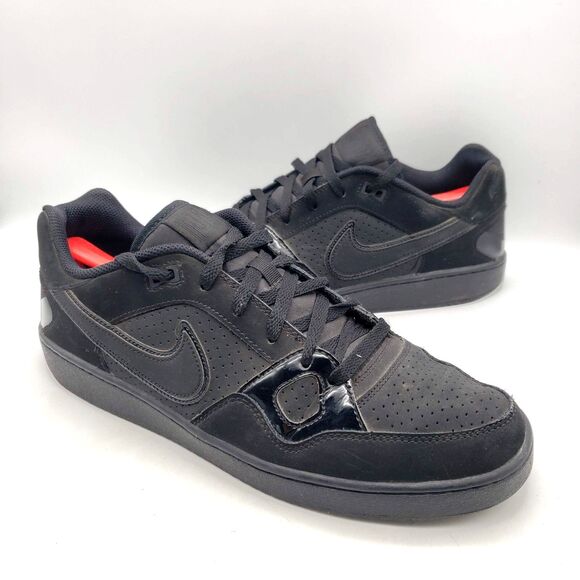 NIKE Son Of Force Shoes Men's Size 12 Low Top Basketball Triple Black 616775-005 - Picture 2 of 9